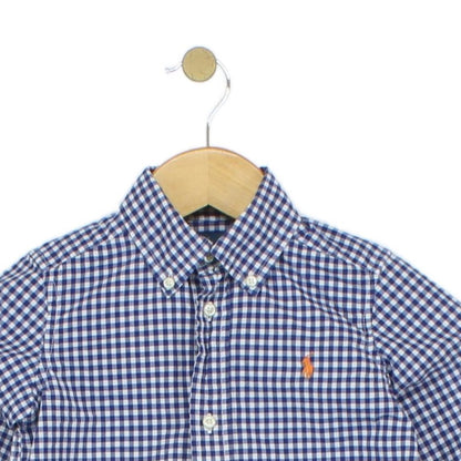 Boys Check Shirt Gingham Classic