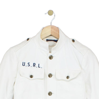 Womens Blazer Jacket Classic Military Stretch