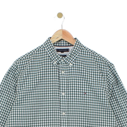 Mens Plaid Shirt Button Up Long Sleeve