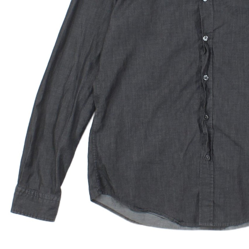 Mens Shirt Slim Fit Long Sleeve