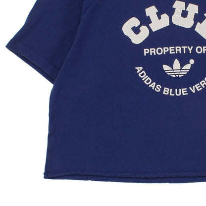 Mens Cropped T-Shirt Club Logo Heavyweight