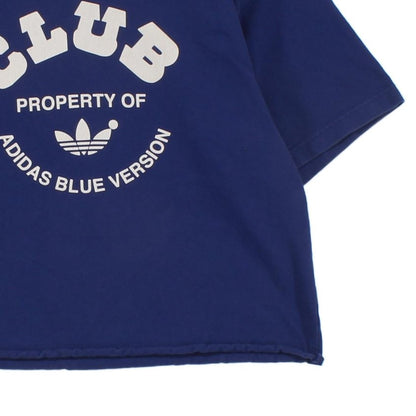 Mens Cropped T-Shirt Club Logo Heavyweight