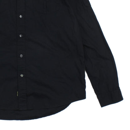 Mens Shirt Long Sleeve Button Up Lapel