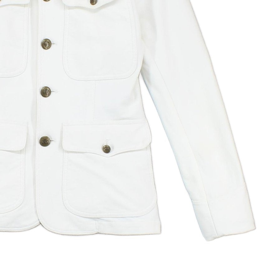 Womens Blazer Jacket Classic Military Stretch