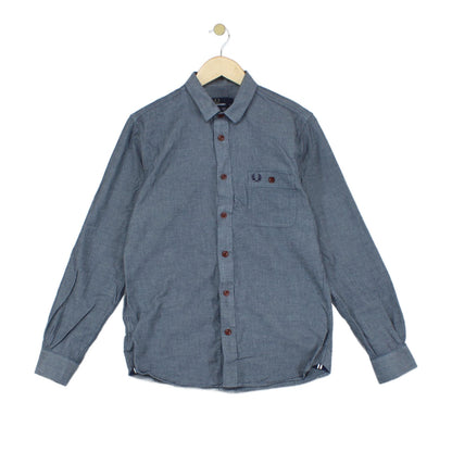 Mens Shirt Long Sleeve Button Up