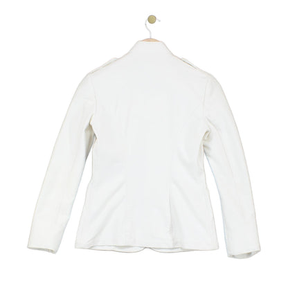 Womens Blazer Jacket Classic Military Stretch