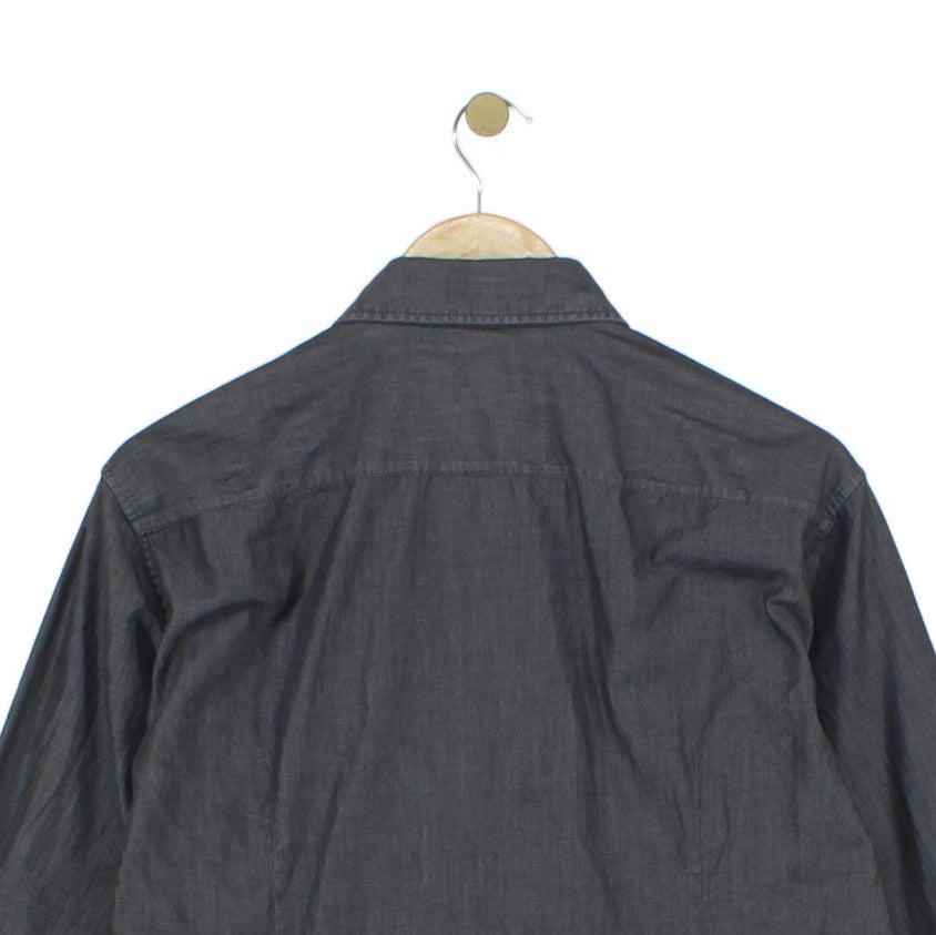 Mens Shirt Slim Fit Long Sleeve