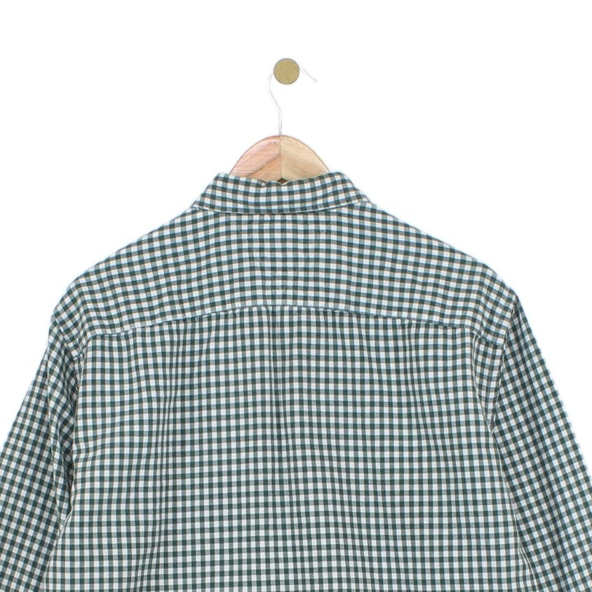 Mens Plaid Shirt Button Up Long Sleeve