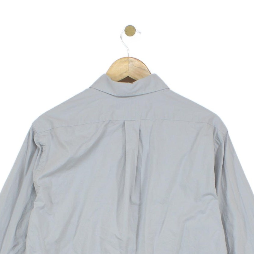 Mens Shirt Stretch Slim Fit Button Up