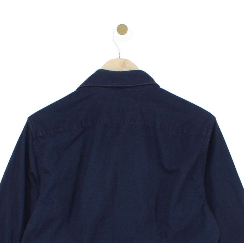 Mens Shirt Slim Fit Button Up Brushed Cotton