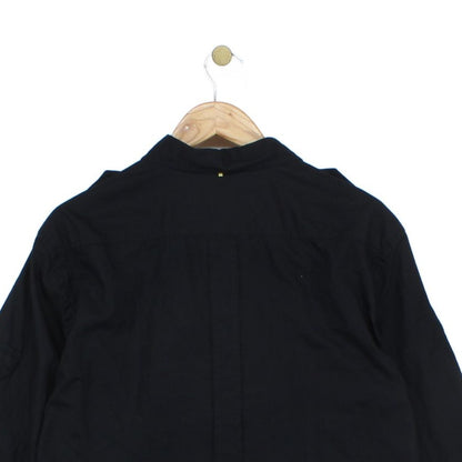 Mens Shirt Long Sleeve Button Up Lapel
