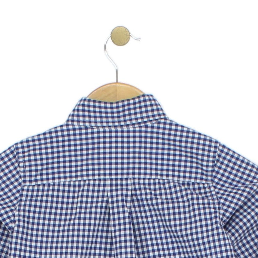 Boys Check Shirt Gingham Classic