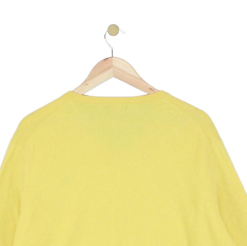 Mens V-Neck Jumper Pullover Wool