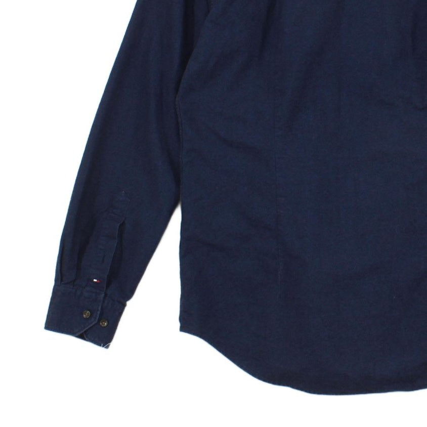 Mens Shirt Slim Fit Button Up Brushed Cotton