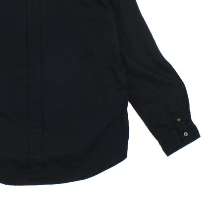 Mens Shirt Long Sleeve Button Up Lapel