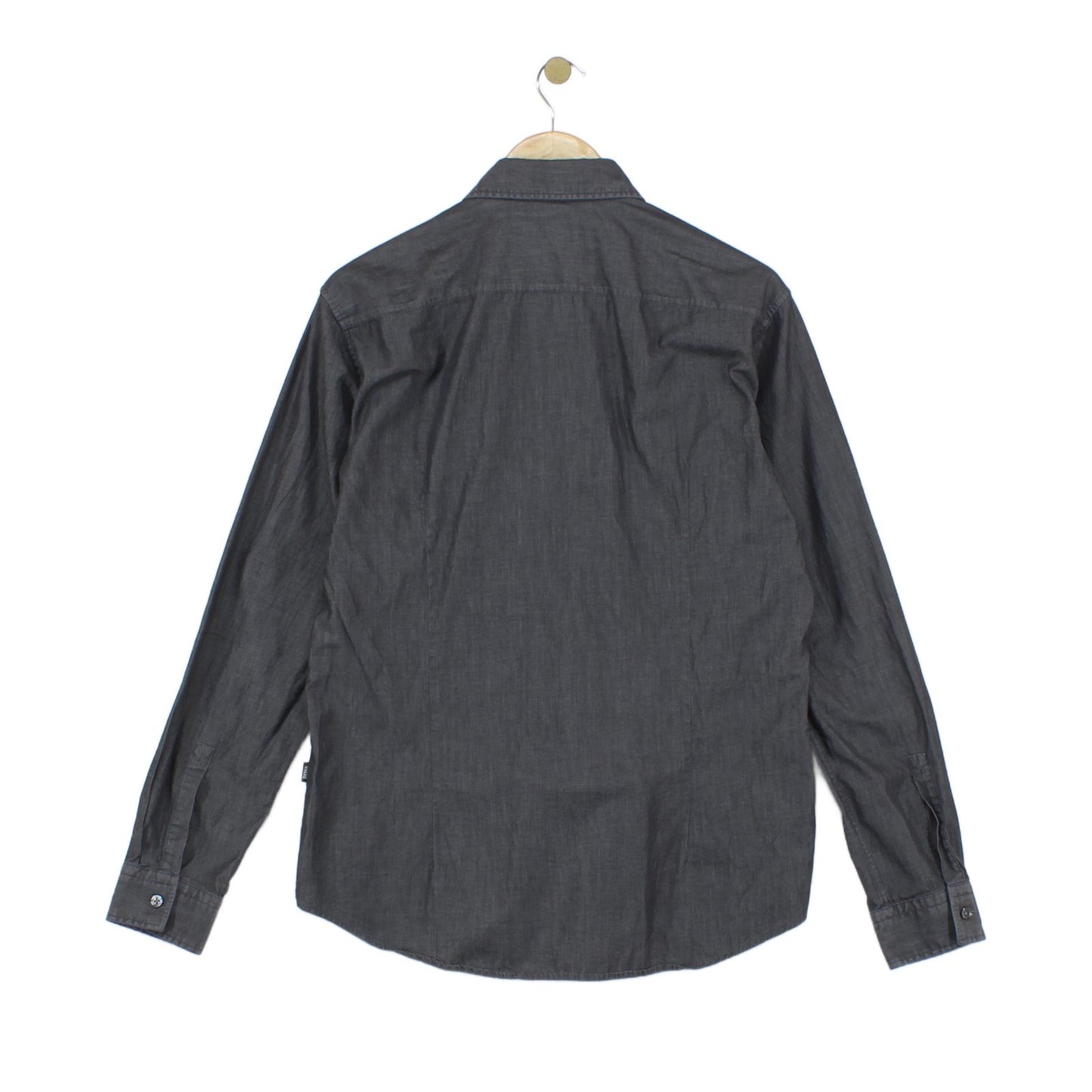 Mens Shirt Slim Fit Long Sleeve