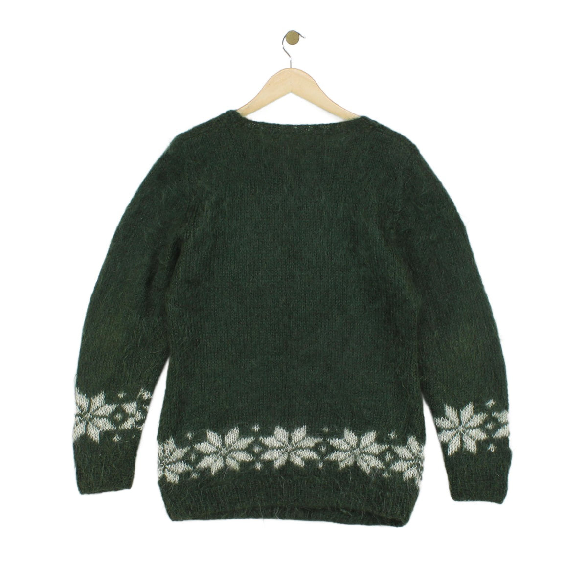 Womens Fair Isle Jumper Pattern Long Sleeve Crew Neck