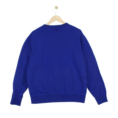 Mens Spell Out Sweatshirt Logo Crew Neck
