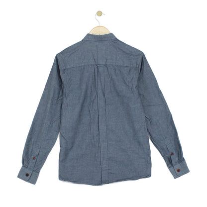 Mens Shirt Long Sleeve Button Up