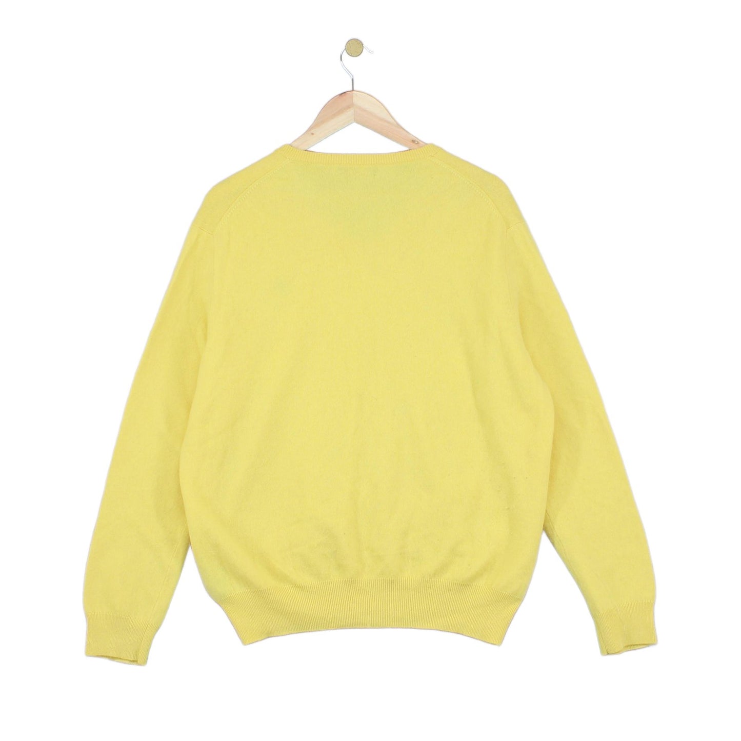 Mens V-Neck Jumper Pullover Wool