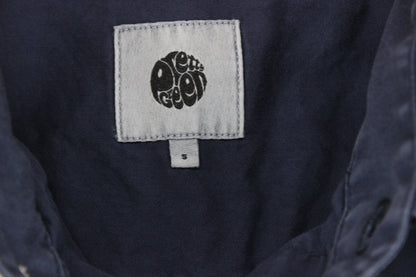 Mens Shirt Short Sleeve Button Up Logo
