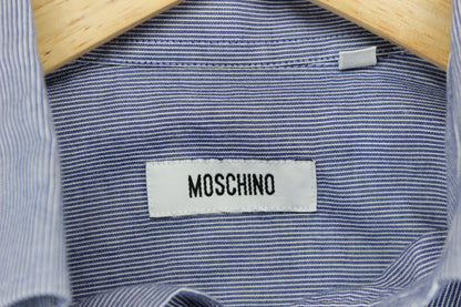 Mens Striped Shirt Long Sleeve Cotton