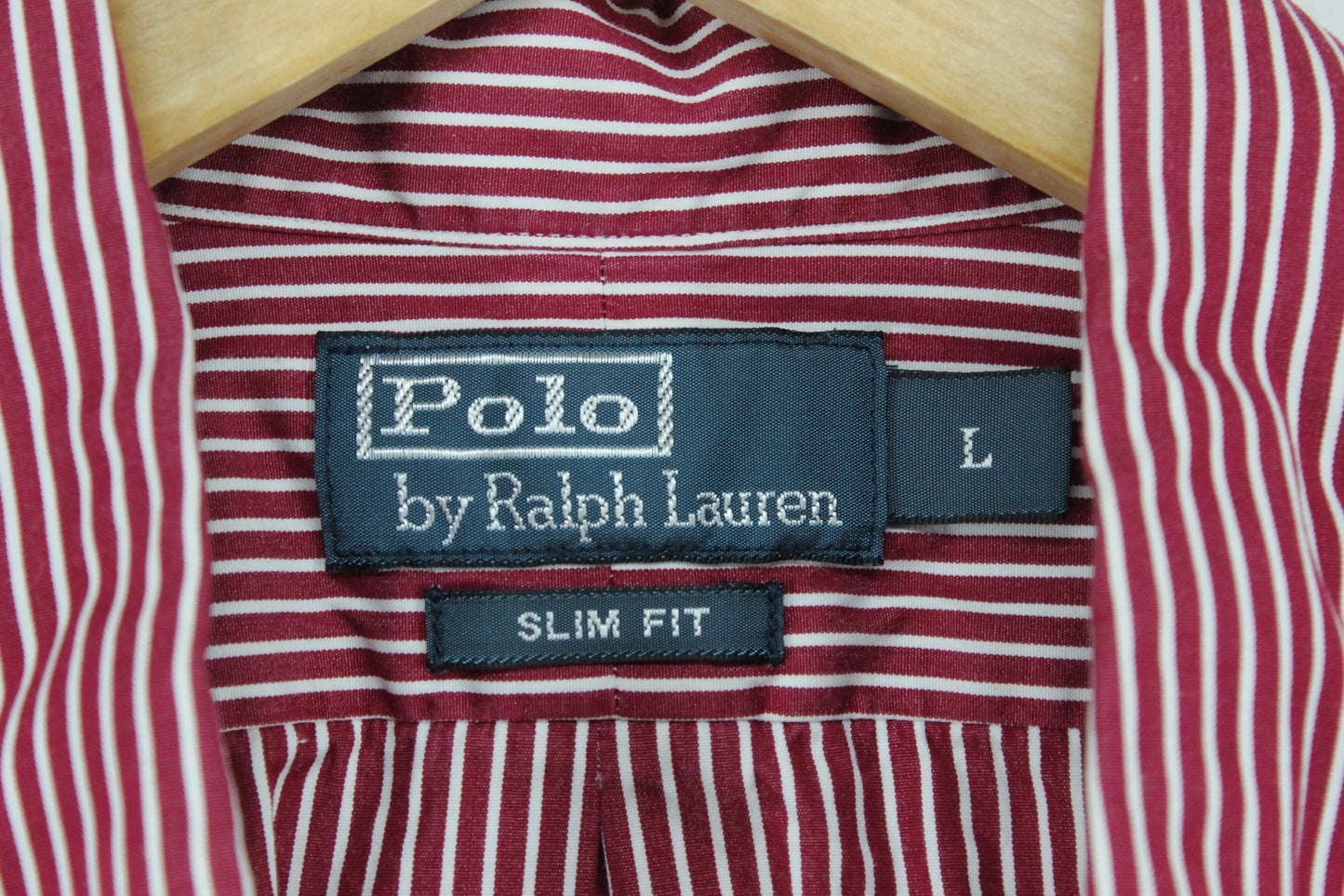Mens Striped Shirt Slim Fit Button Down