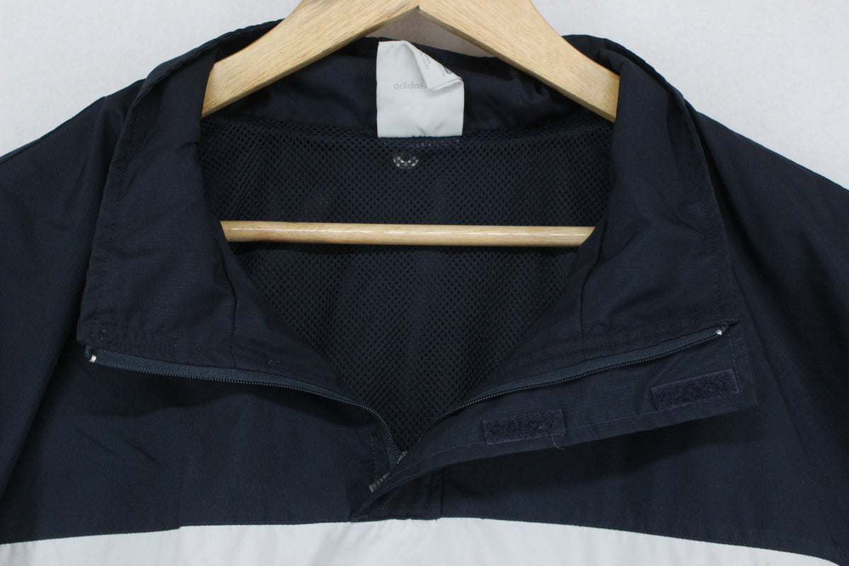 Mens Windbreaker Jacket 1/4 Zip Oversized