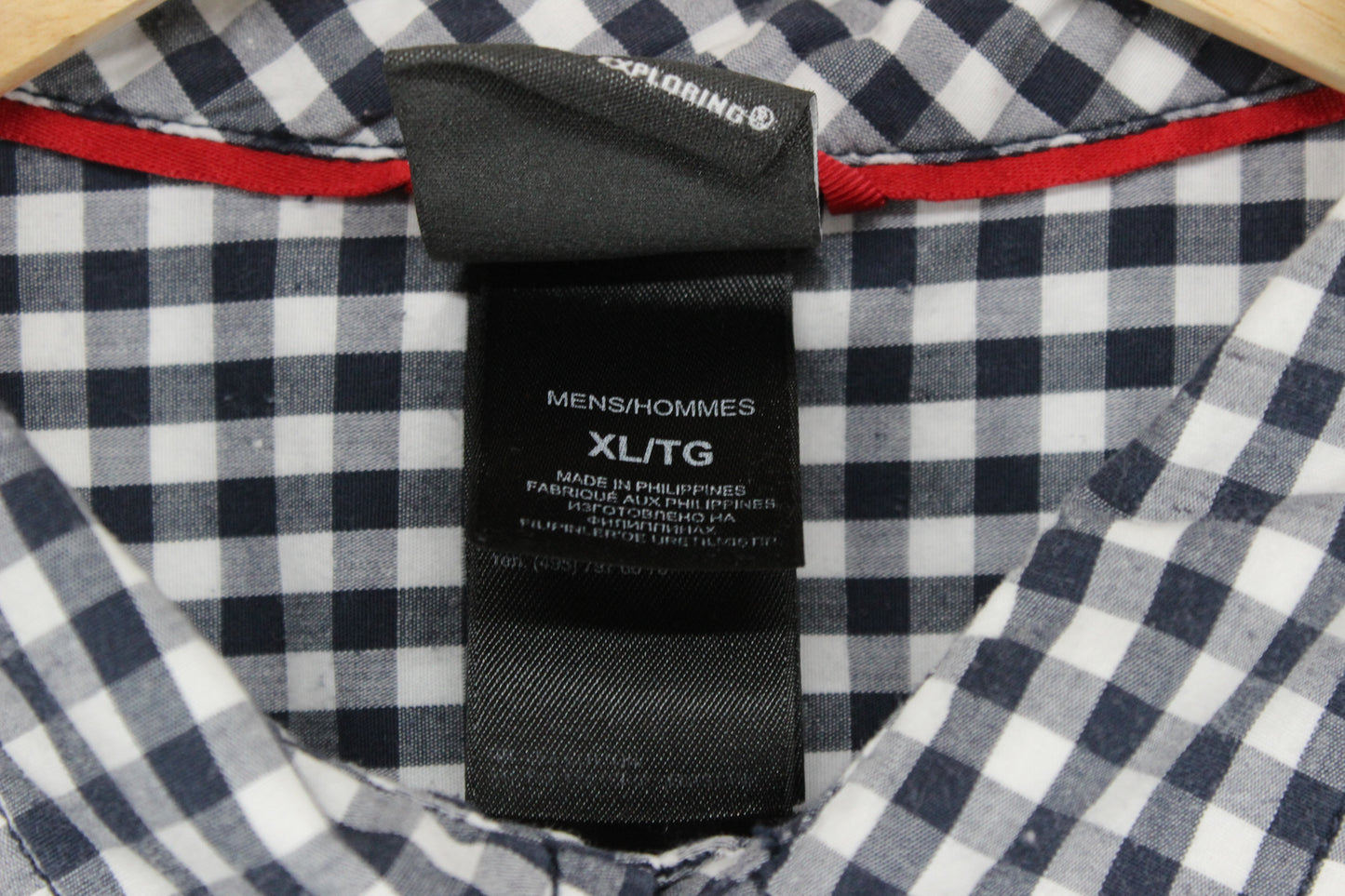 Mens Shirt Check Casual Short Sleeve Stretch