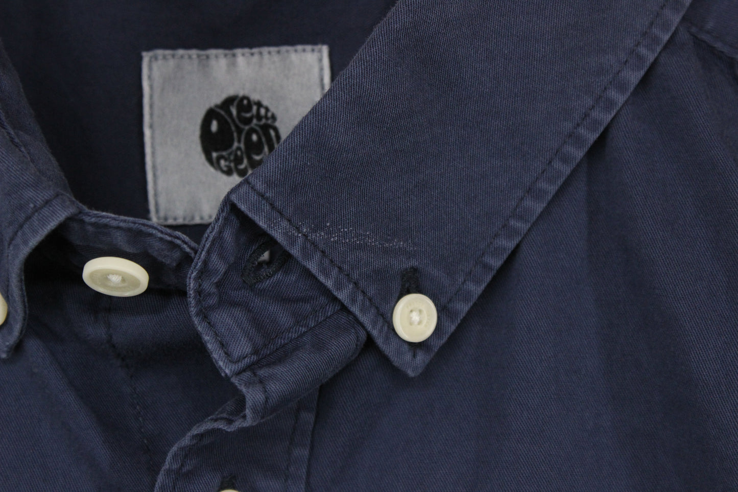 Mens Shirt Short Sleeve Button Up Logo