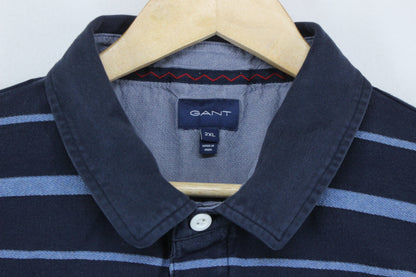 Mens Striped Polo Shirt Long Sleeve