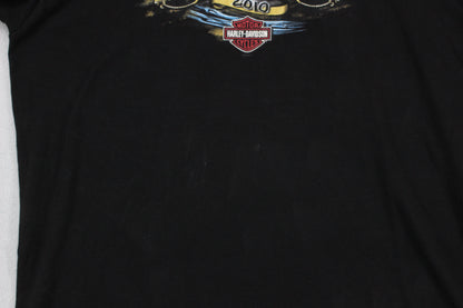 Mens T-Shirt  Biker Graphic Skull