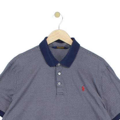 Mens Patterned Polo Shirt Short Sleeve