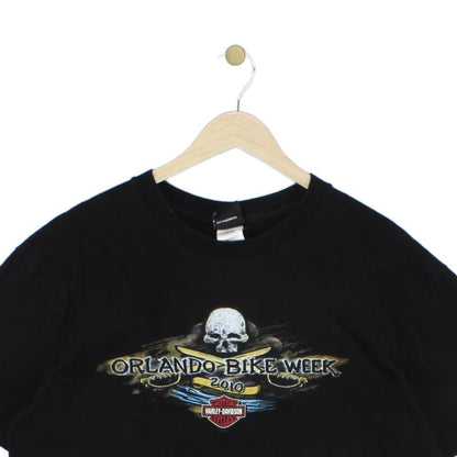 Mens T-Shirt  Biker Graphic Skull