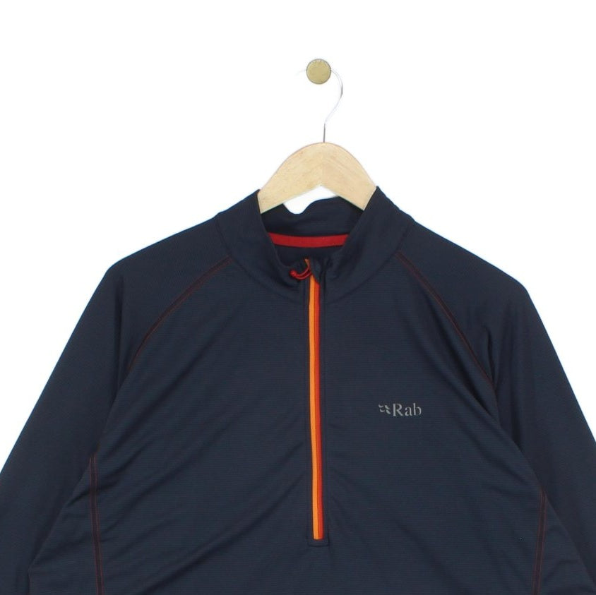 Mens 1/4 Zip T Shirt Outdoor Lightweight Base Layer