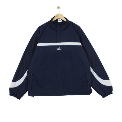 Mens Windbreaker Jacket 1/4 Zip Oversized