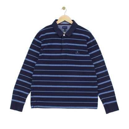 Mens Striped Polo Shirt Long Sleeve