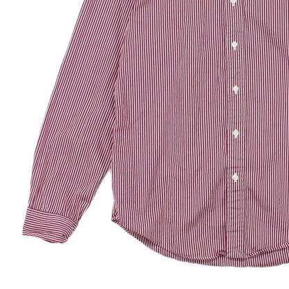 Mens Striped Shirt Slim Fit Button Down