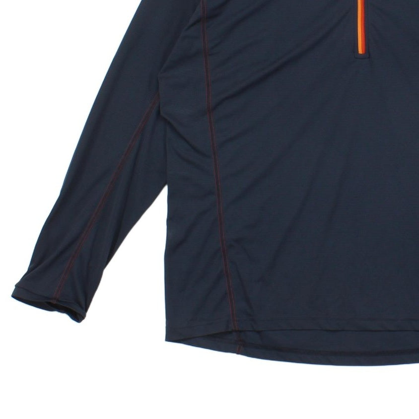 Mens 1/4 Zip T Shirt Outdoor Lightweight Base Layer