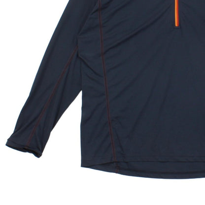 Mens 1/4 Zip T Shirt Outdoor Lightweight Base Layer
