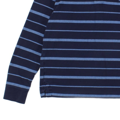 Mens Striped Polo Shirt Long Sleeve