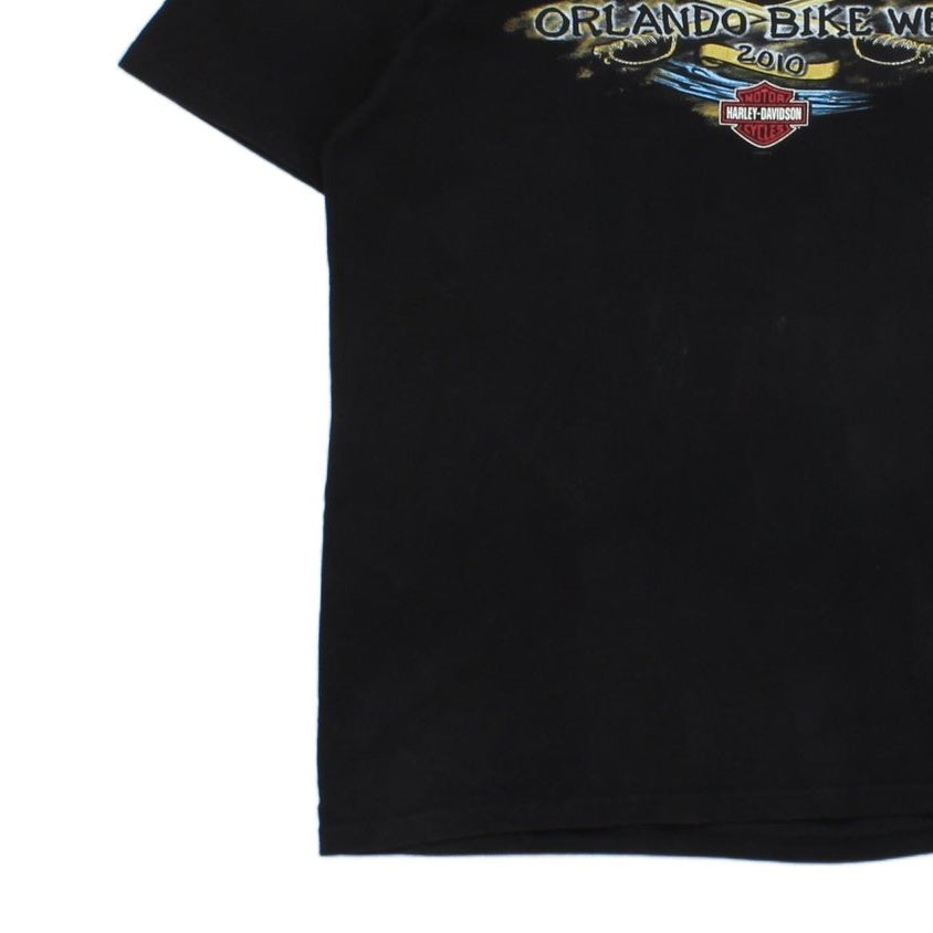 Mens T-Shirt  Biker Graphic Skull