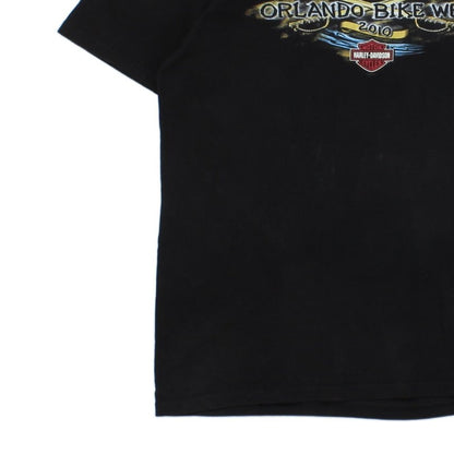 Mens T-Shirt  Biker Graphic Skull