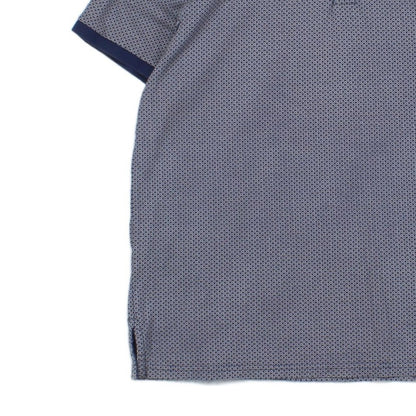 Mens Patterned Polo Shirt Short Sleeve