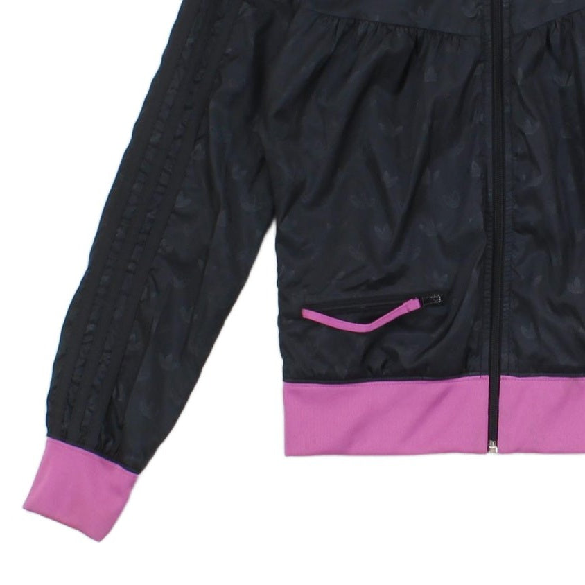 Womens Track Jacket Hooded Full Zip