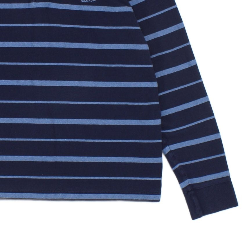 Mens Striped Polo Shirt Long Sleeve