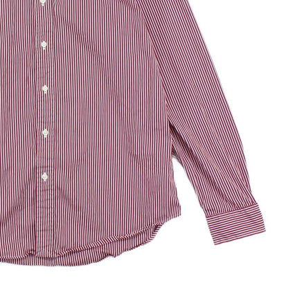 Mens Striped Shirt Slim Fit Button Down