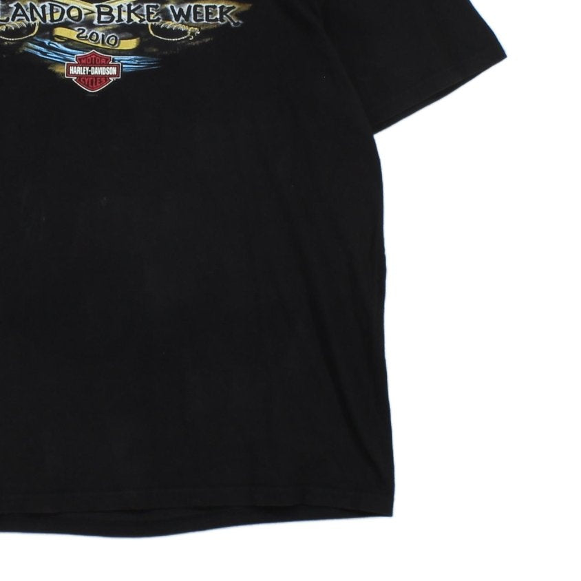 Mens T-Shirt  Biker Graphic Skull