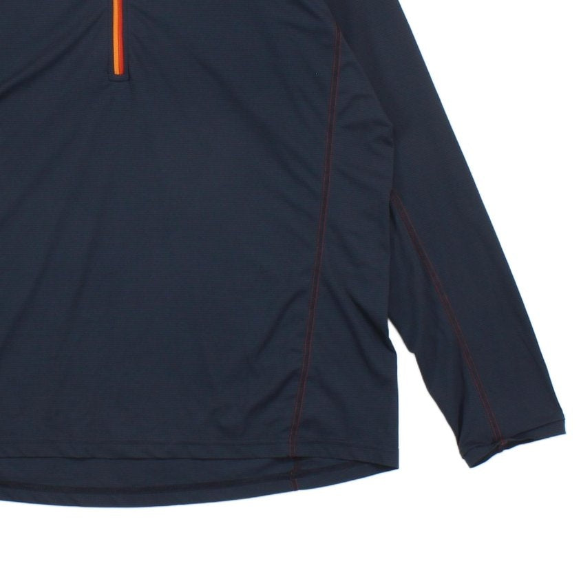 Mens 1/4 Zip T Shirt Outdoor Lightweight Base Layer