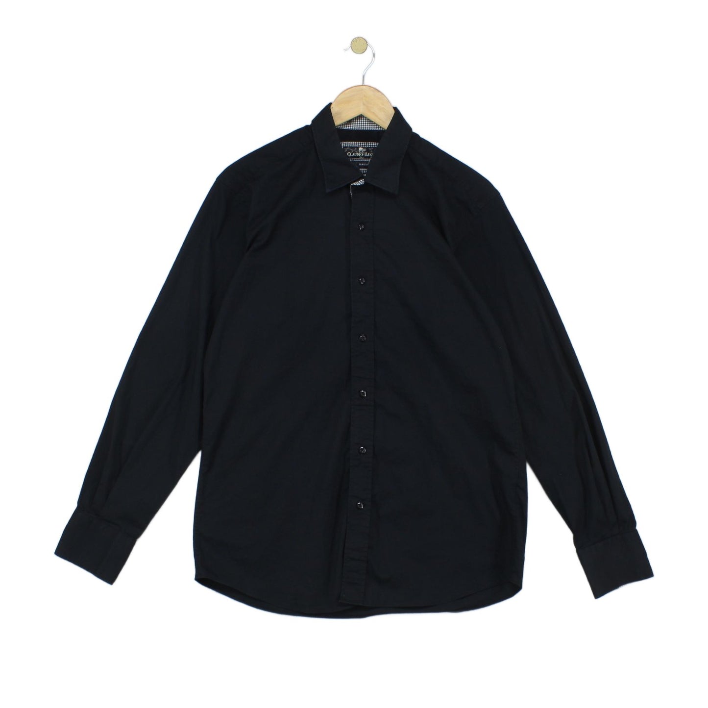 Mens Shirt Slim Fit Long Sleeve